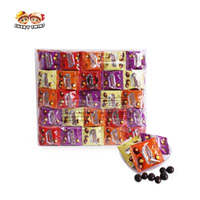 China Wholesale Delicious Nut Crispy Mini Peanut Choco Desserts Stamp Chocolate Ball for sale