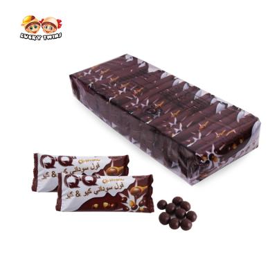 China Chocolate Snack Peanut Choco Ball for Children Kids Nut Praline Peanuts Dark Chocolate Bean The Little Mini for sale