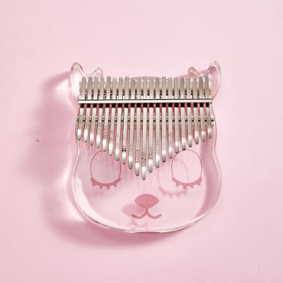 China New portable music instrument musical instruments toys kalimba acrylic thumb piano for sale