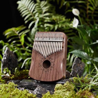 China Portable High Quality Piano 17 Keys Mini Musical Instrument Handmade Mbira Kalimba Finger Piano for sale