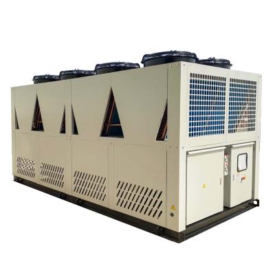 China Plastic Industry 250kw Air Cooled Condenser Supply Cooling Water 80 Ton Water Chiller for sale