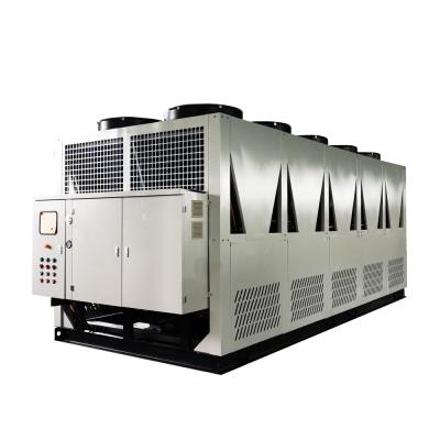 China Type 150 TR Capacity Shell And Tube Cooling Air Cooled Screw Compressor Water Chiller for sale