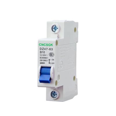 China Hot Sale PC 1p/2p/3p/4p Portable Mini Circuit Breaker Small DC Circuit Breaker for sale