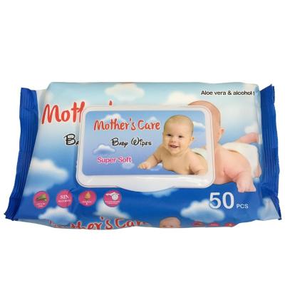 China Alcohol Free Baby Wet Paper Tissue OEM China Supplier Wholesale Baby Cleaning Tissue Non-woven fabric for sale