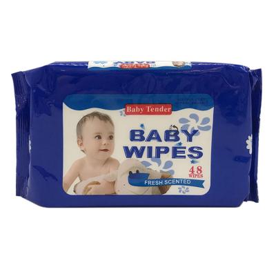 China Alcohol Free Personal Hygiene Baby Wet Paper Manufacturer Soft Baby Cloth Paper Tissues for sale