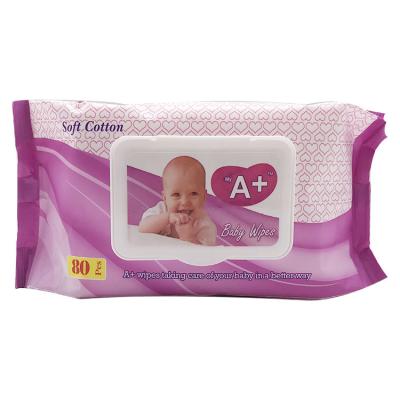 China OEM Baby Paper Tissue Airlaid Baby Wet Paper Manufacturer Soft Baby Cloth Paper Mouth and Hand Cleaning for sale