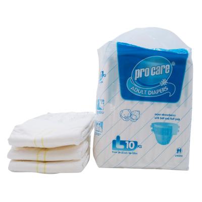 China hot sale wholesale cheap price oem thick feel free unisex adult diaper high absorbency good quality adult diaper in bulk for sale