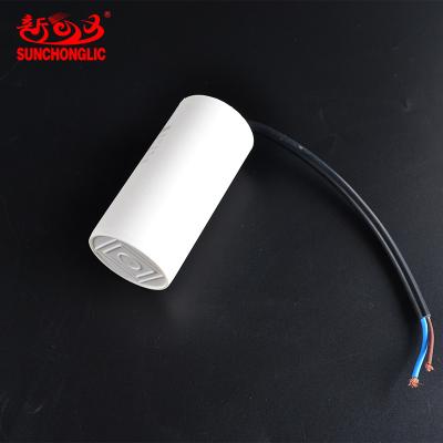 China Household Sunchonglic washing machine capacitors CBB60 30uf for automatic washing machine capacitor for sale