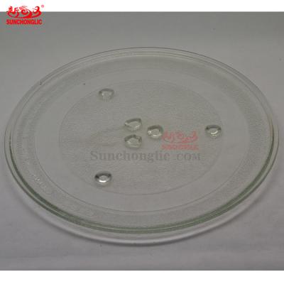 China Household Sunchonglic Universal Round Microwave Ice Turntable Platter 28.5cm Transparent Ice Microwave Safe for sale