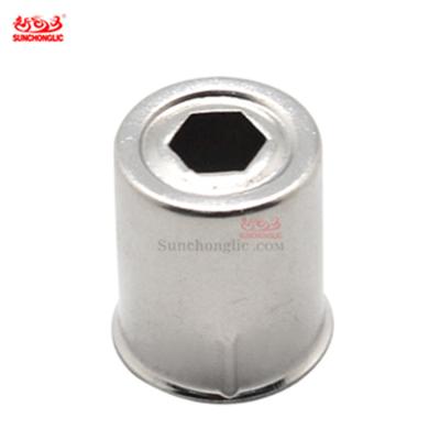 China Magnetron Hole Caps Magnetron Caps Hexagonal Steel Antenna Antirust Steel Covers Sunchonglic Steel Caps For Magnetron for sale