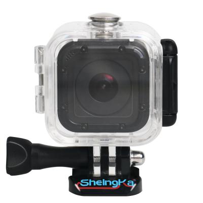 China Wholesale Fast Delivery Time JingYing Action Camera Accessories Waterproof To Vanish Heroes 4 Pro Session Housing Case for sale