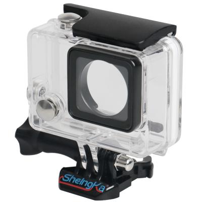 China JingYing high quality fast action transparent camera waterproof delivery time vanish pro 3 4 housing for gopros 3 4 for sale