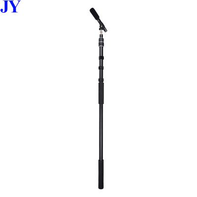 China JingYing 2.5m aluminum alloy telescopic aluminum alloy photography microphone boom pole with carry bag for sale