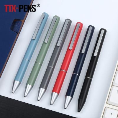 China Agriculture TTX Multicolor Stationery Pens Promotional Custom Matte Gel Pen Ballpoint Pens With Logo Printing for sale