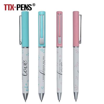 China Agriculture TTX Wholesale Laser Logo Metal Promotional Ballpoint Pen With Logo For Business Party Wedding Training for sale