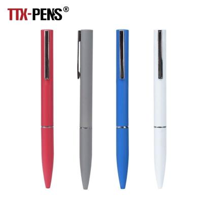 China Office & School Pen TTX Promotional Stationery School Office Supplier Customized Advertising Pen Gift Metal Ball Pen for sale