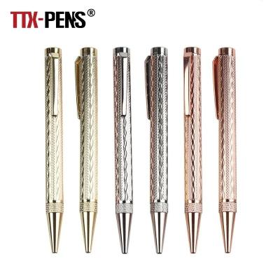 China Office & School Pen TTX Custom Logo Metal Ballpoint Pen Promotional Pen For Business Promotional Home for sale