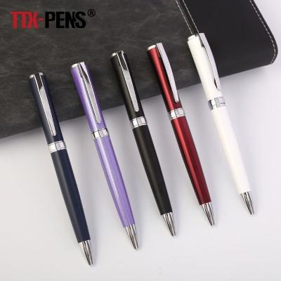 China Office & School Pen TTX Luxury Custom High-End Logo Engraving Gift Black Business Signature Metal Ballpoint Pen for sale