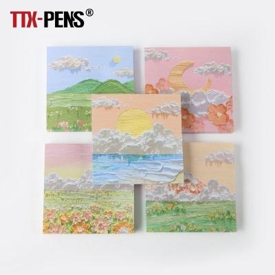 China Self-Adhesive TTX Student Adhesive Memo Pad Printing School Supply Stationery Sticky Note With Custom Printing Page for sale