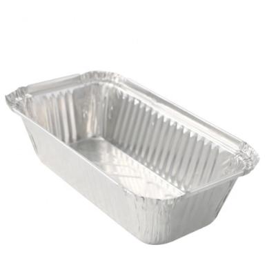 China 650ml aluminum foil packaging container take away lunch foil box for food packaging boxes with plastic lid for sale