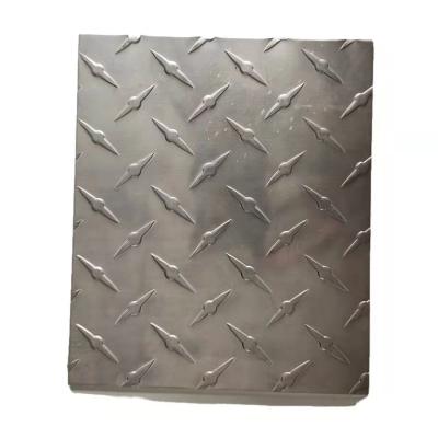 China Construction 5 Bar Aluminum Embossed Aluminum Plate Checkered Sheet for sale