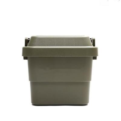 China High Quality And Durable Stacking Storage Container PP Solid DOD Amazon Hot Seller 22L Plastic Camping Box for sale