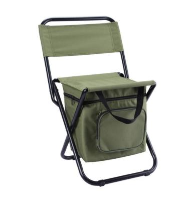 China Modern Lightweight Backrest Stool Compact Carp Fishing Chair Seat With Cooler Bag for sale