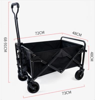 China Hot Outdoor Amazon Seller Camping Garden Cart Large Capacity Garden Folding Beach Cart for sale