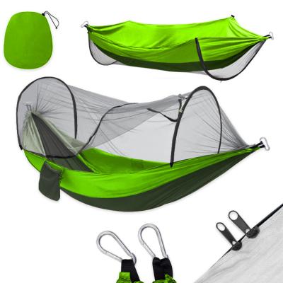 China New Style Double Outdoor Camping Mosquito Proof Portable Folding Hammock Rising for sale