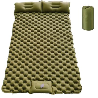 China Double Inflatable Mattress Double Air Mattress Camping Mattress Lightweight Waterproof Inflatable Outdoor Sleep Mat for sale