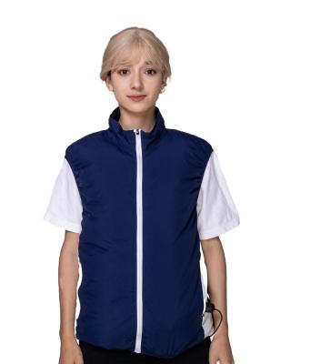 China Fashionable Blue Cooling Air Conditioning Jacket for a Stylish and Comfortable Summer for sale