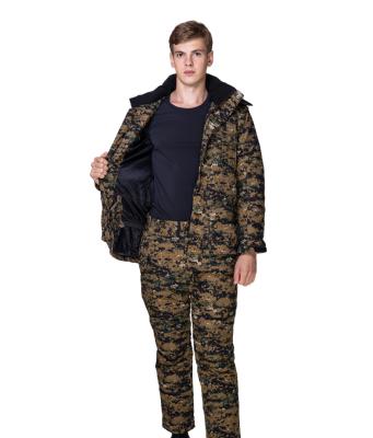 China Outdoor Work Carbon Fiber USB Heated Cotton Suit with Regular Length and Warm Cotton Set for sale