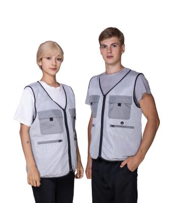 China Collar V-neck Cooling Safety Vest for Breathable and in Outdoor Fishing Water Cycle for sale