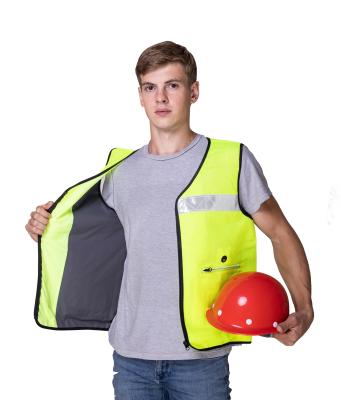 China 2023 Newly Arrived Construction Sites Wear-Resistant Mesh Cooling Vests with V-Neck Collar for sale