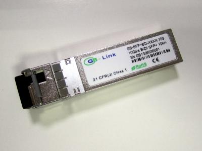 China transmisor-receptor óptico de SFP de la fibra del solo modo 10G con 802.3ae 10GBASE-ZR en venta