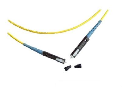 China MU MM,SM Optical Fiber Patch Cable with PVC , LSZH fiber Cable for sale