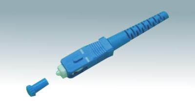 China Single Mode Fiber Optic SC UPC Connector With Co-Axial Self Centering for sale