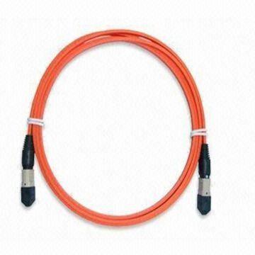 China OM1 62.5/125 MTP / MPO Patch Cord Fibre Optic Internet With Low Insertion Loss for sale