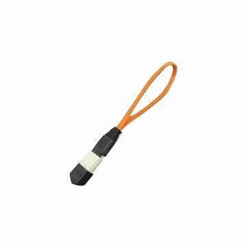 China MTP / MPO Fiber Optic Loopback 8 / 12 / 24 Core OM3 Patch Cord For SM / MM for sale