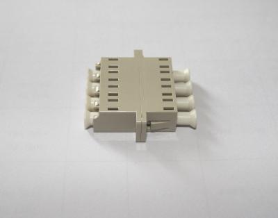 China Simplex LC Fiber Optic Adaptor Quad Netwok Adapter for Telecom Network for sale