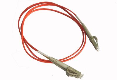 China LC to LC Optical Fiber Patch Cord With APC Ferrule , DX OFNR for sale