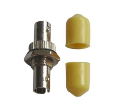 China ST Flange Fiber Optic Adaptor Single Mode Adapters with Zirconia Sleeve for sale