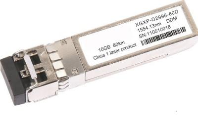 中国 DWDM の繊維光学のトランシーバー モジュール、10G イーサネット単一モード FEC SFP のトランシーバー 販売のため