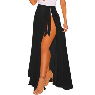 China Hot Selling Sexy Women Wrap Anti-UV Maxi Beach Skirt Ladies Swimsuit One Piece Designers Cover Up Beach Wear for sale