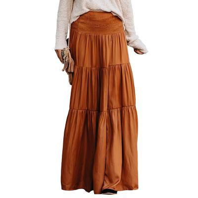 China Wholesale Anti-Static Women's High Waist Maxi Skirt Dress for sale