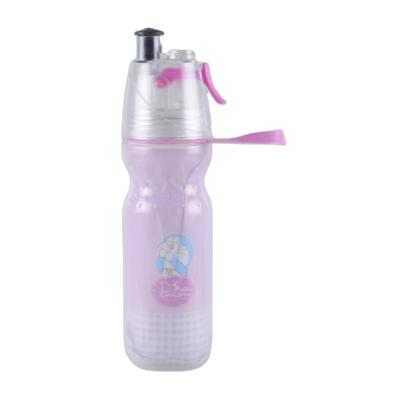 China Sustainable Safeshine 470ml High Quality Cheap Double Walled Design Plastic Spray Bottle Filter Water Bottle for sale