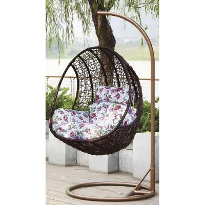 China Contemporary Outdoor Basket Chair Patio Swing Chair Garden Furniture Hanging Swing Chair for sale