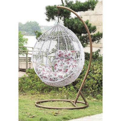 China Contemporary Outdoor Round Price Basket Double Seater Patio Garden Pod Swing Rattan Egg Hot Sale Indoor Wicker Shaped Swing Hanging Chair for sale