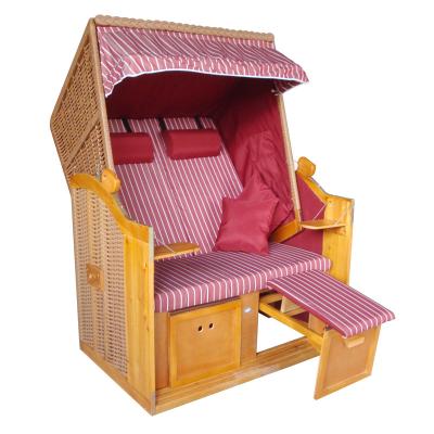 China Wholesale Foldable Wicker Easy-Carry Rattan Beach Chair for sale