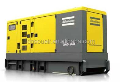 China AtlasCopco QAS200 Onsite Diesel Generators, 200kVA160kW Prime Power, WCU QAS200 Diesel Engine for sale